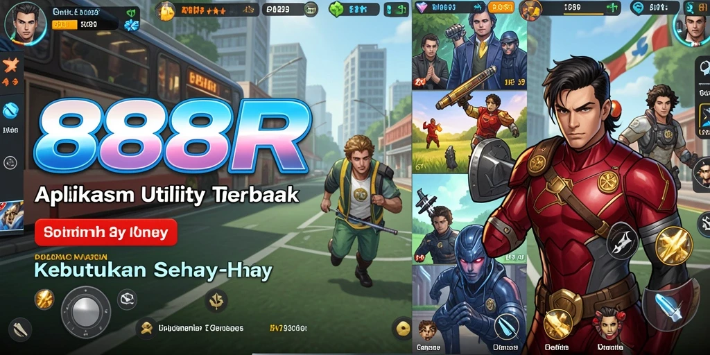 Antarmuka intuitif dari aplikasi 888R yang memudahkan penggunaan.