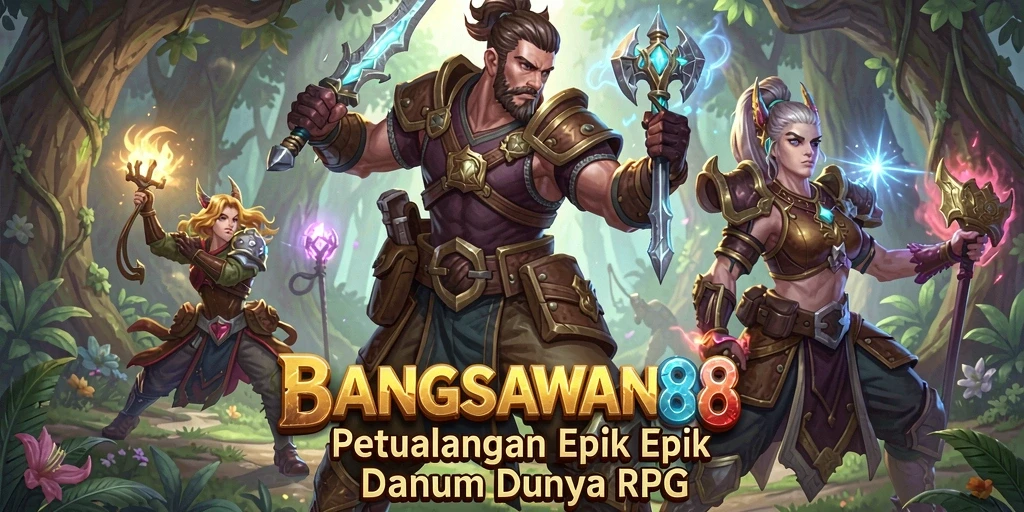 Tampilan gameplay RPG yang mendebarkan di BANGSAWAN88.