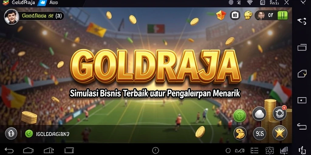 Tampilan gameplay <strong>GOLDRAJA</strong> yang imersif dan menarik.