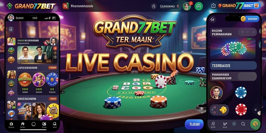 Tampilan gameplay Live Casino yang menegangkan dan interaktif.