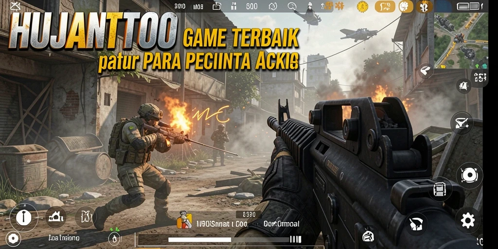 Tampilan menegangkan dari gameplay HUJANTOTO yang penuh aksi.