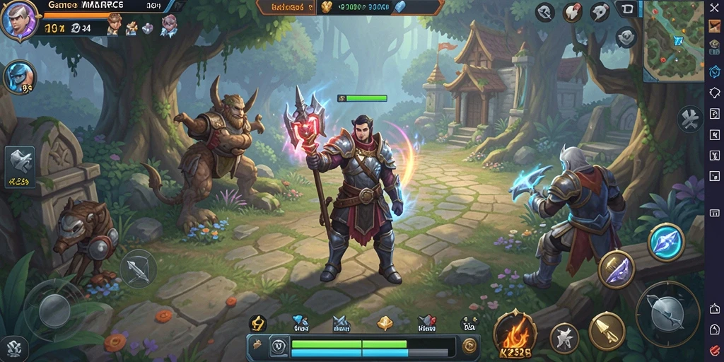Tampilan gameplay K234 yang memukau dalam dunia MMORPG.