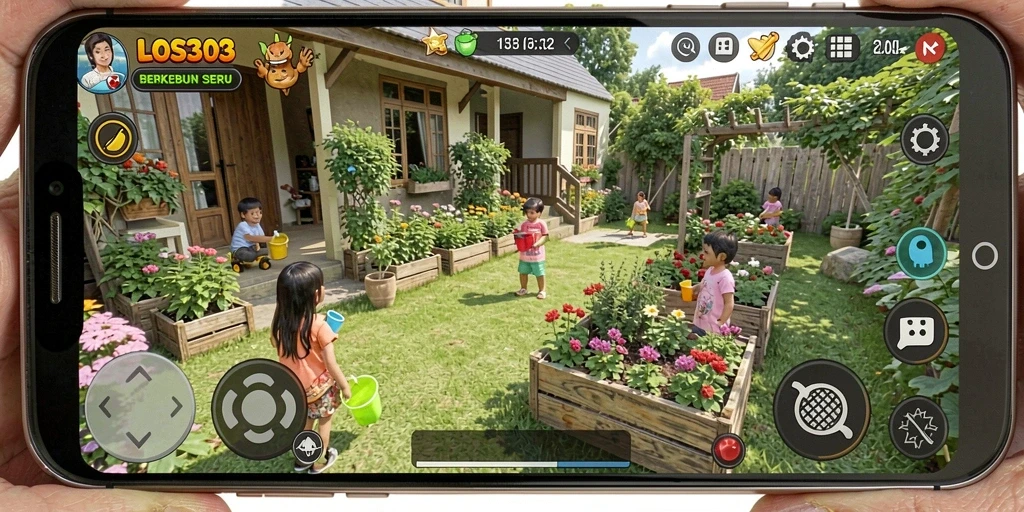 Tampilan gameplay LOS303 yang menarik dan penuh warna.