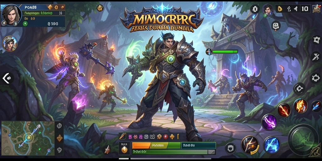 Tangkapan layar POA88 menampilkan aksi seru dalam game MMORPG.