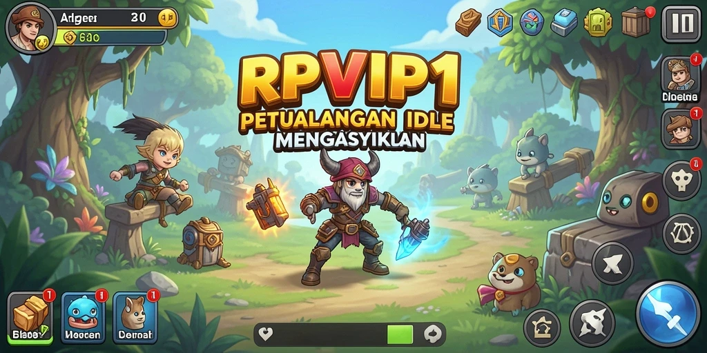 Tampilan gameplay RPVIP1 yang menarik di kategori Idle.