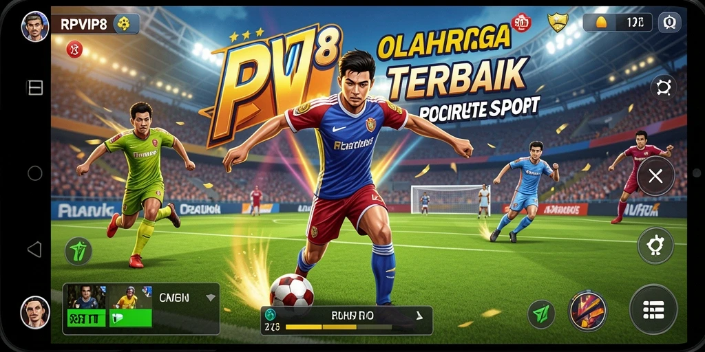 Tampilan gameplay RPVIP8 yang mengesankan saat bertanding.