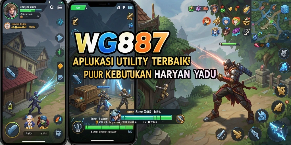 Tampilan utama WG87 dengan fitur utility yang bermanfaat.